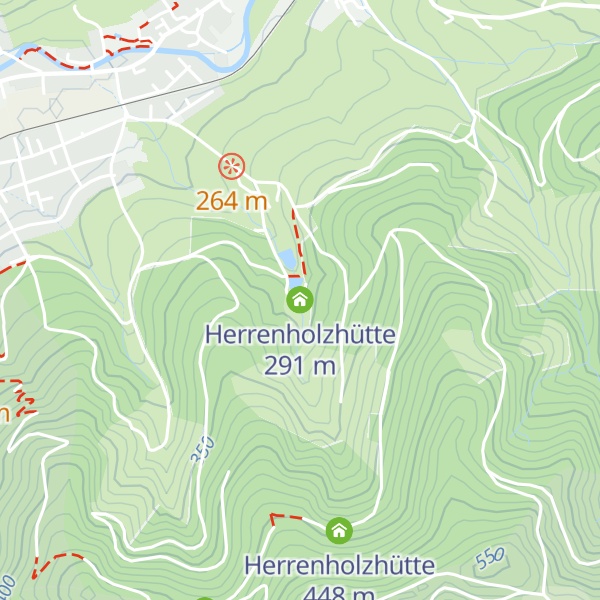 Map of Herrenholzhütte