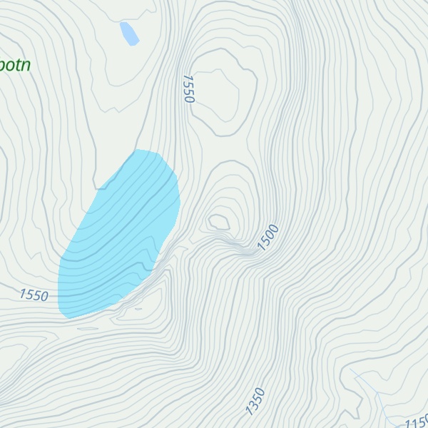Map of Fossafjellsnyta