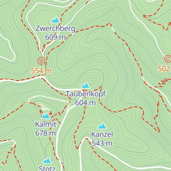 Map of Taubenkopf