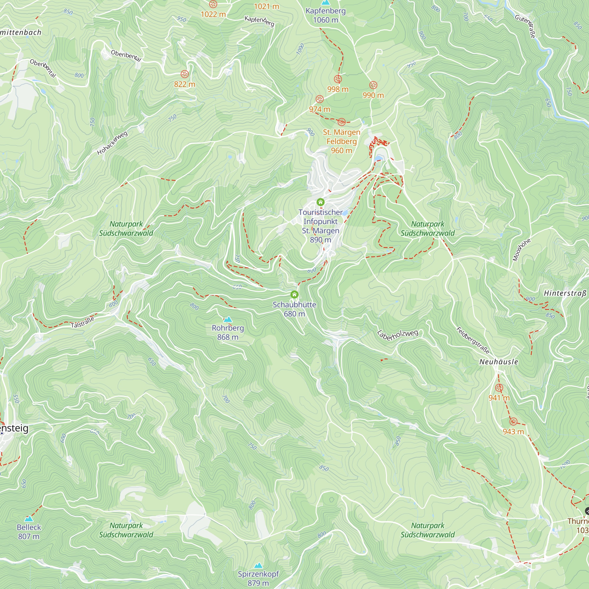 Schaubhütte map
