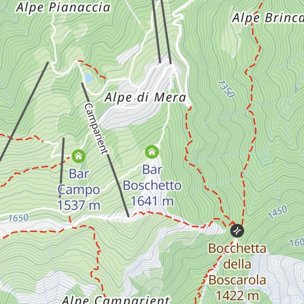 Map of Bar Boschetto