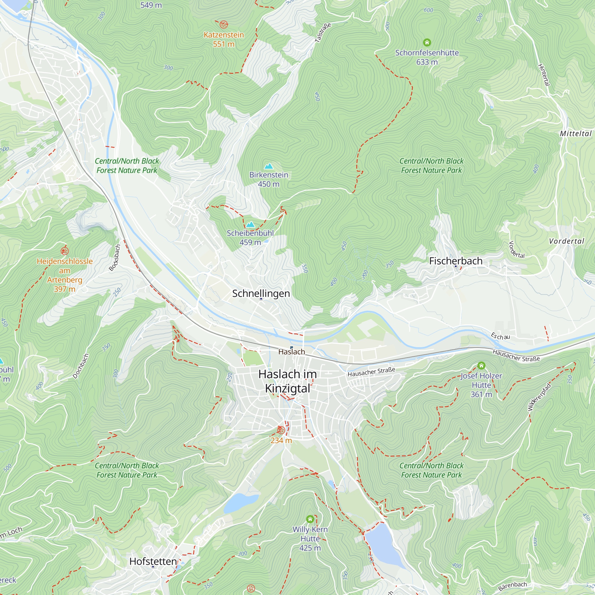 Zur Schwarzkopfhütte map