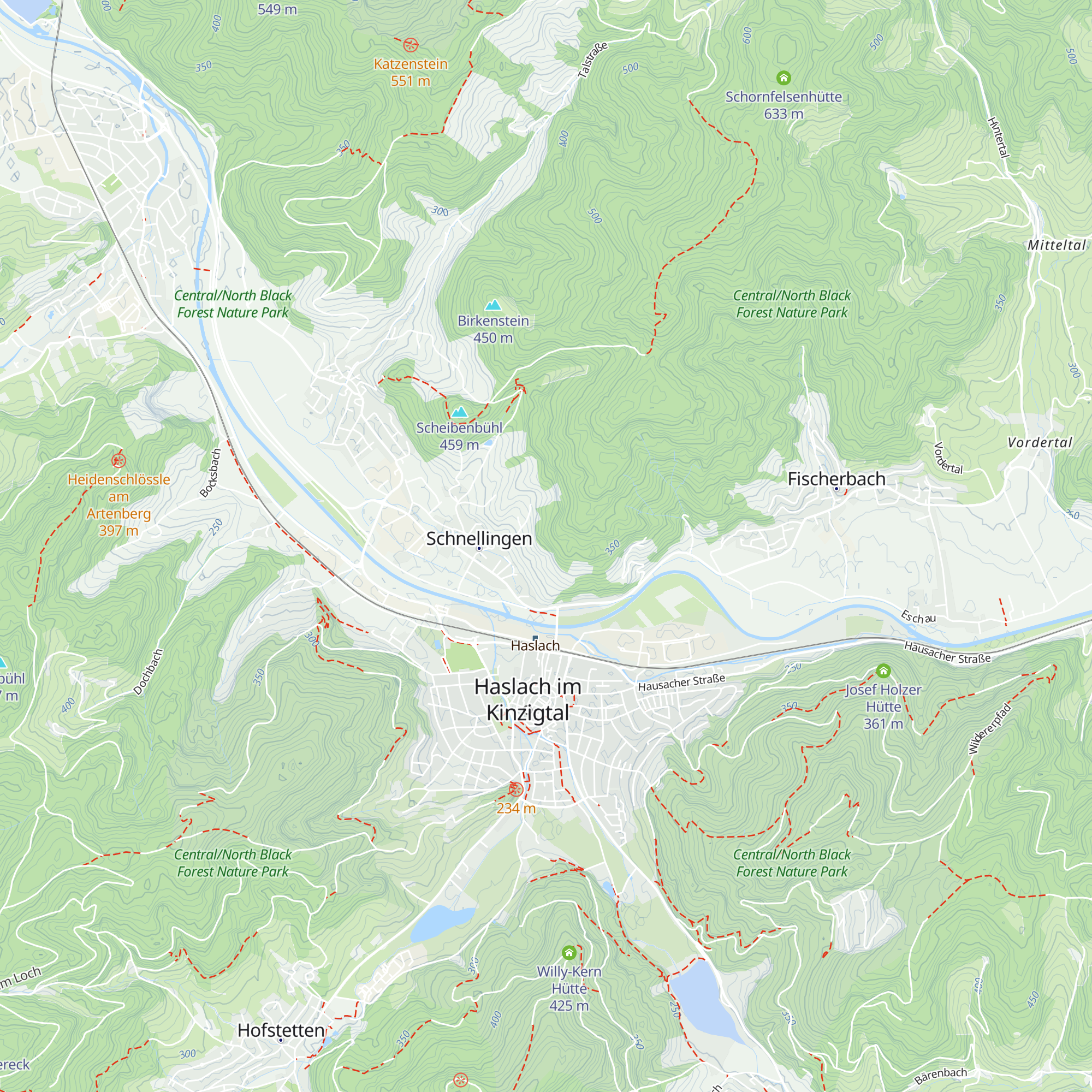 Zur Schwarzkopfhütte map
