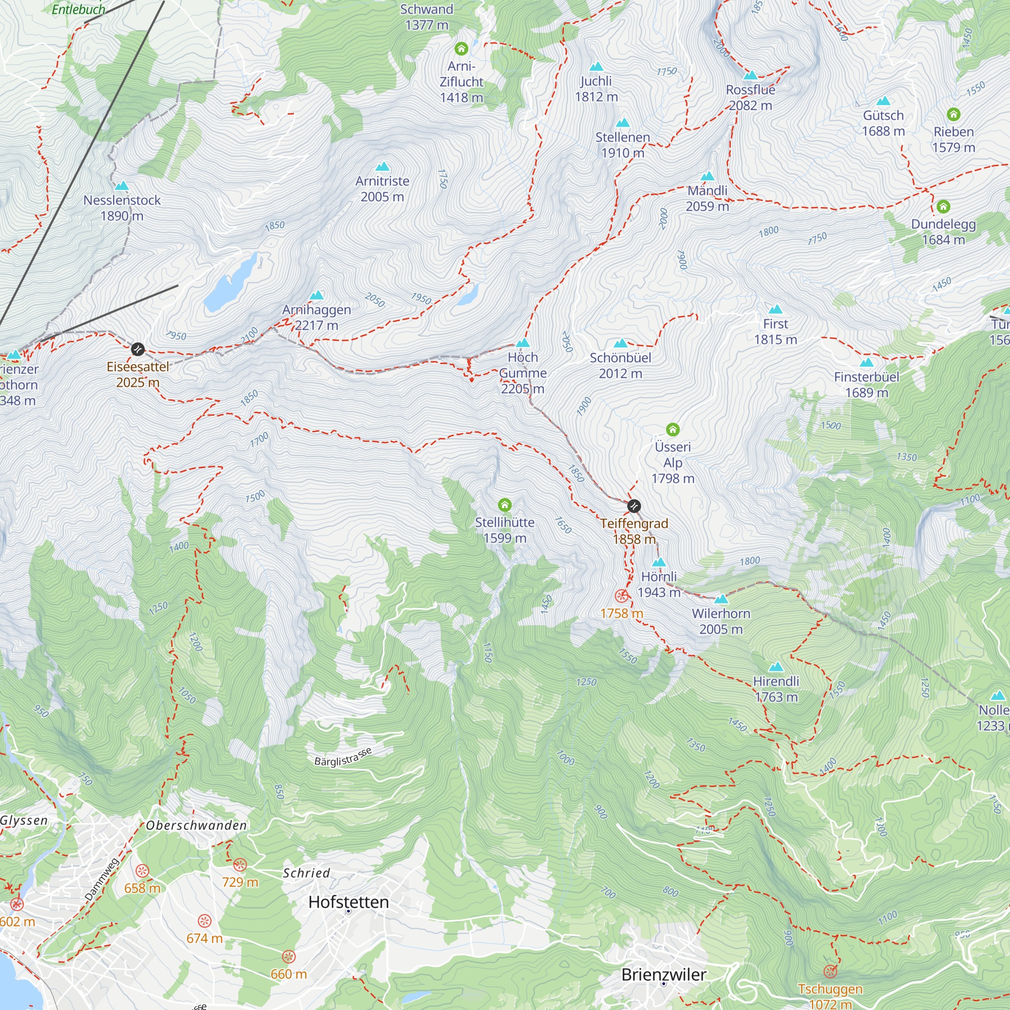Stellihütte map