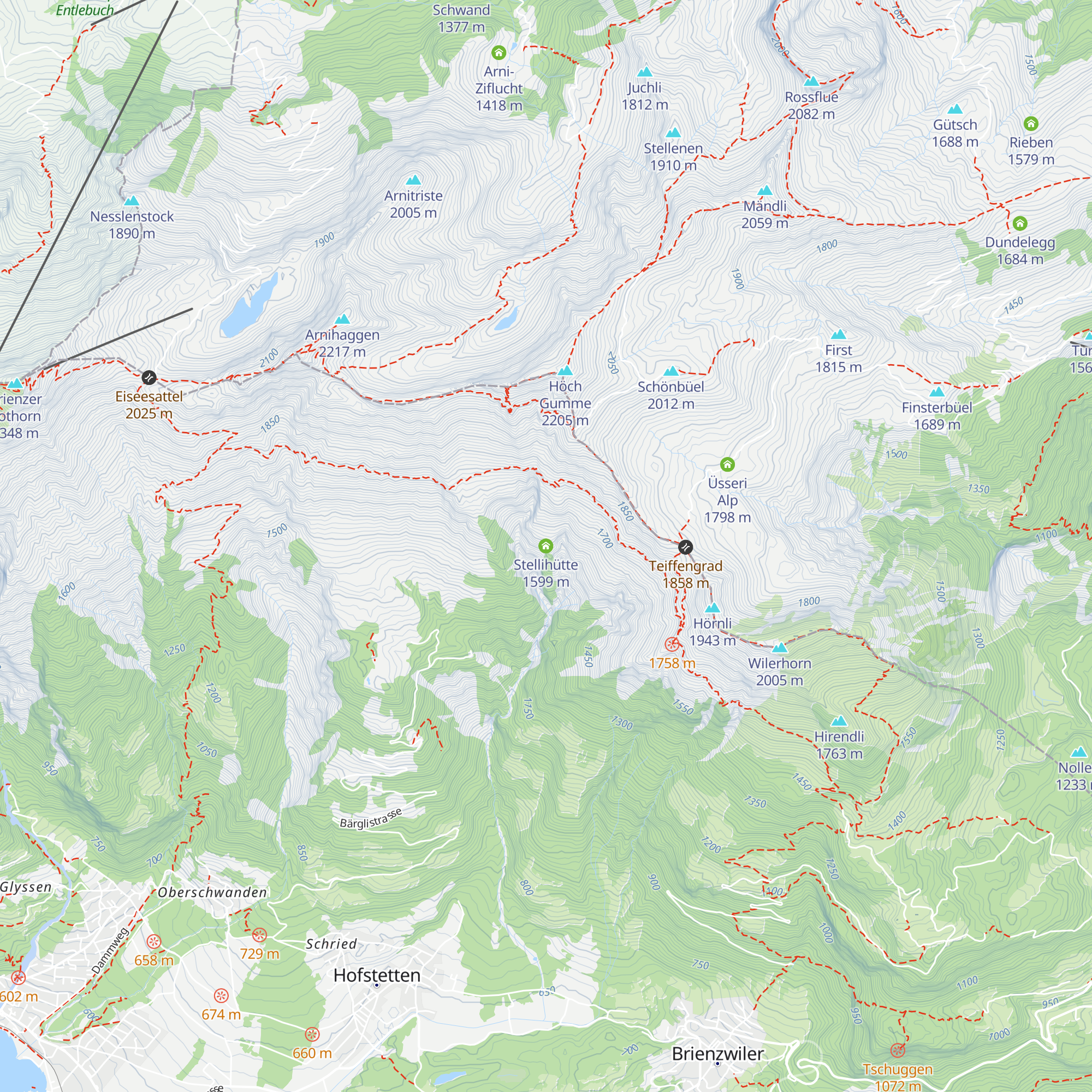 Stellihütte map