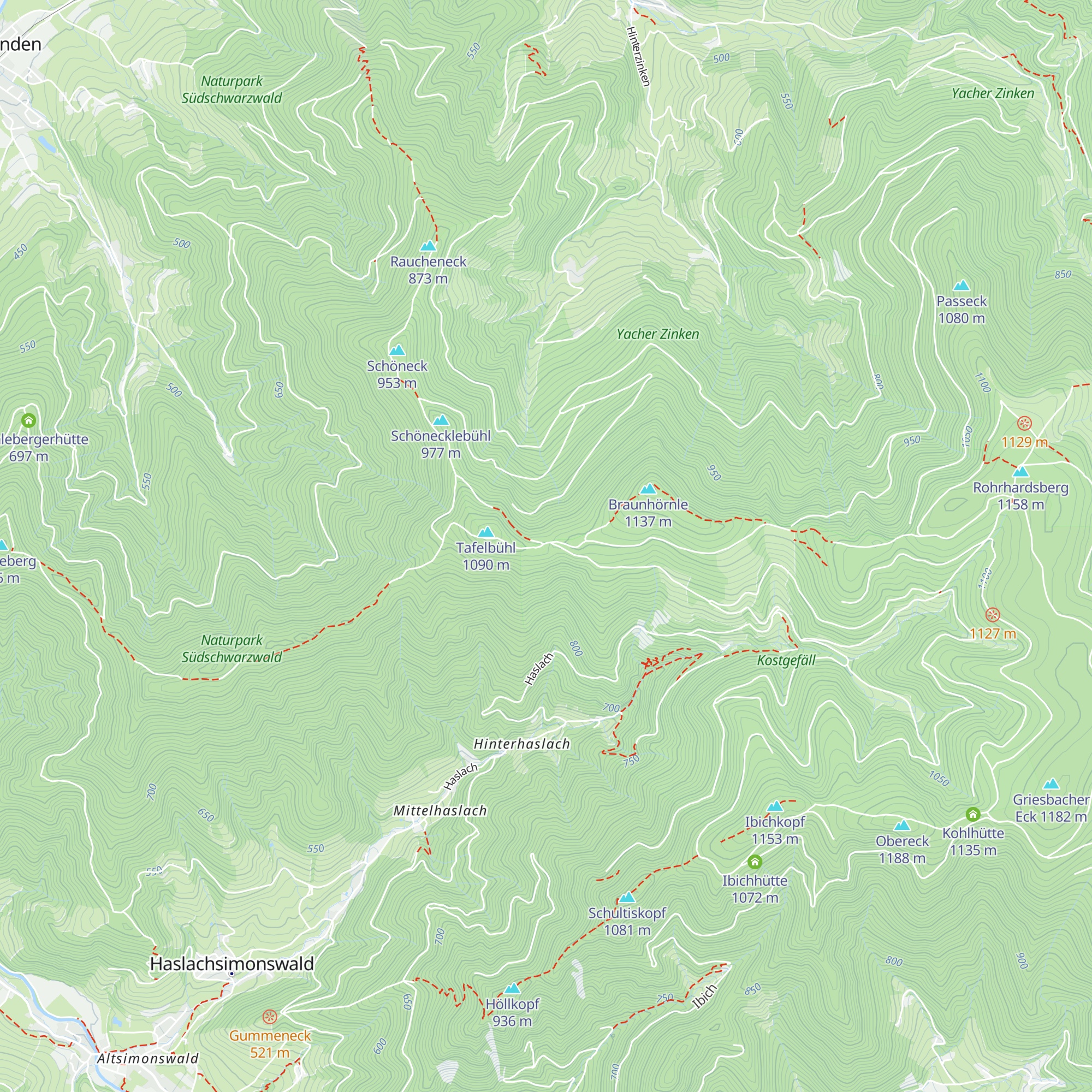 Dorerbühl-Hütte map