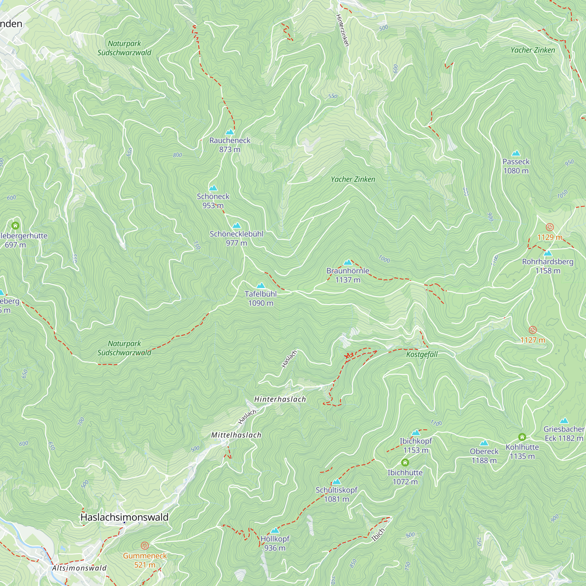 Dorerbühl-Hütte map