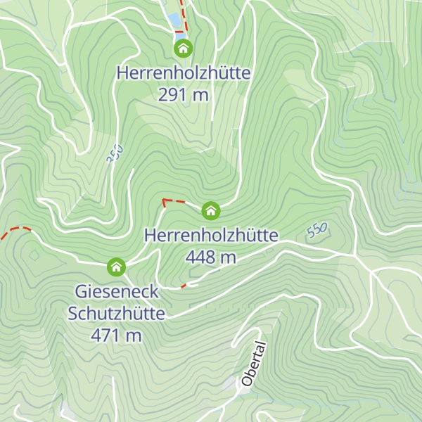 Map of Herrenholzhütte