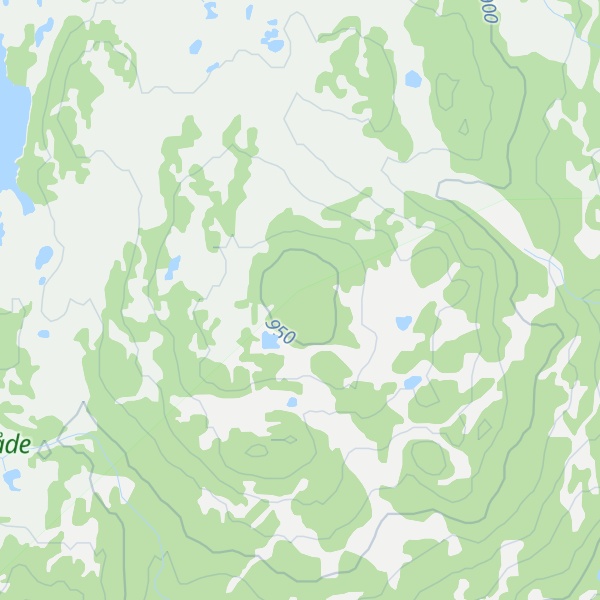 Map of Storrdalsnuten