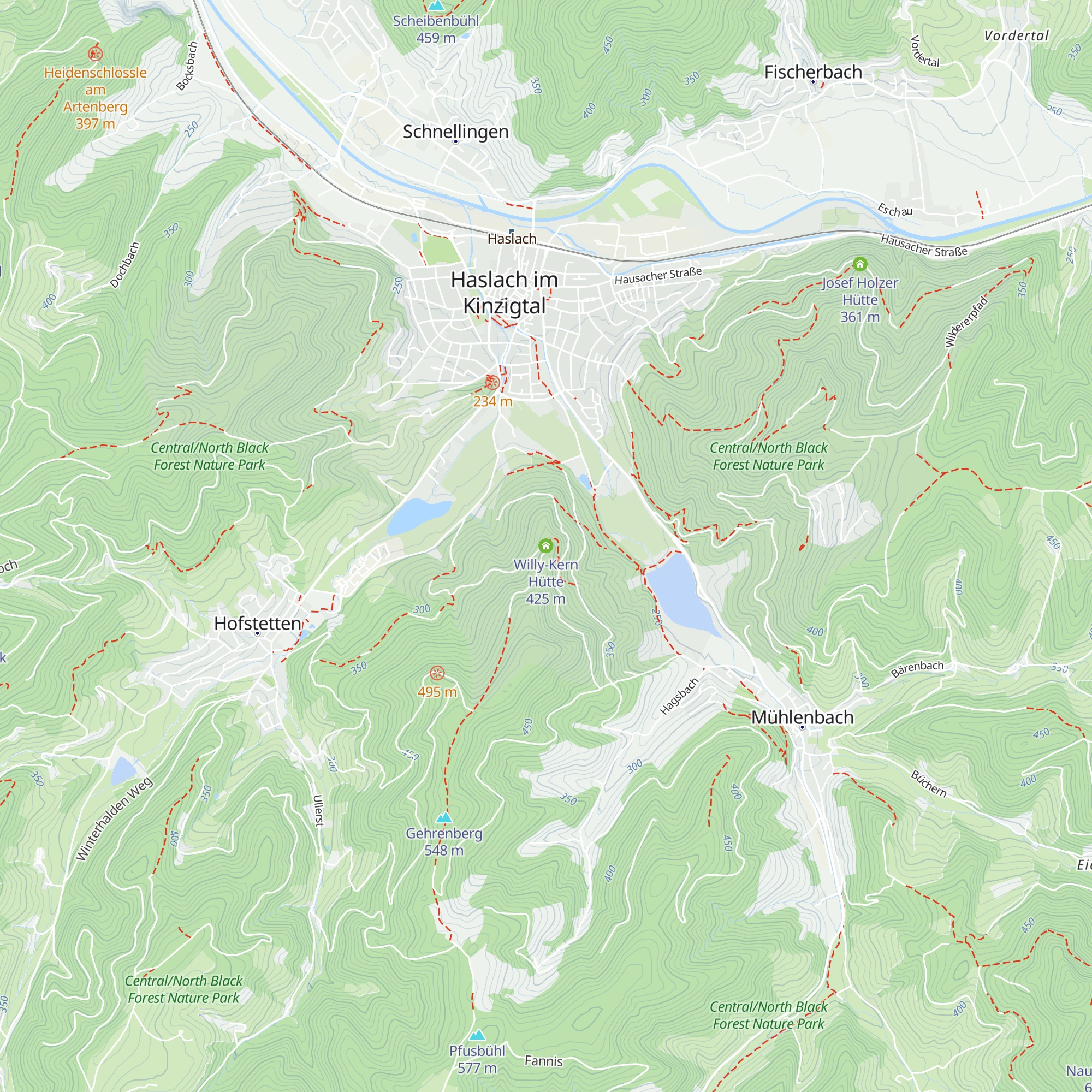 Willy-Kern Hütte map