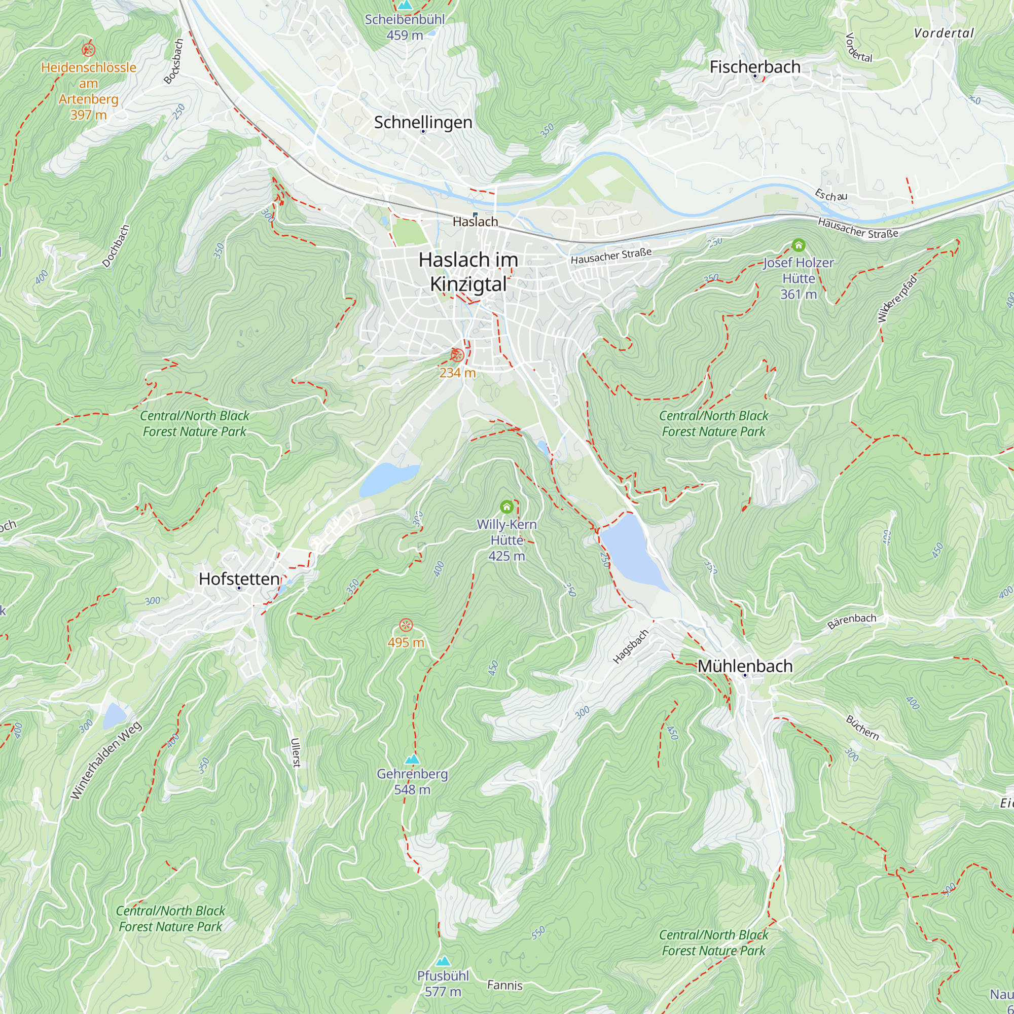 Willy-Kern Hütte map