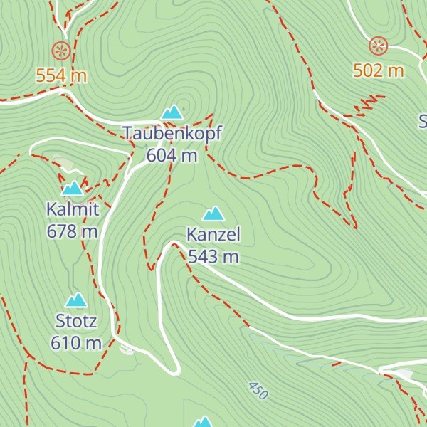 Map of Kanzel