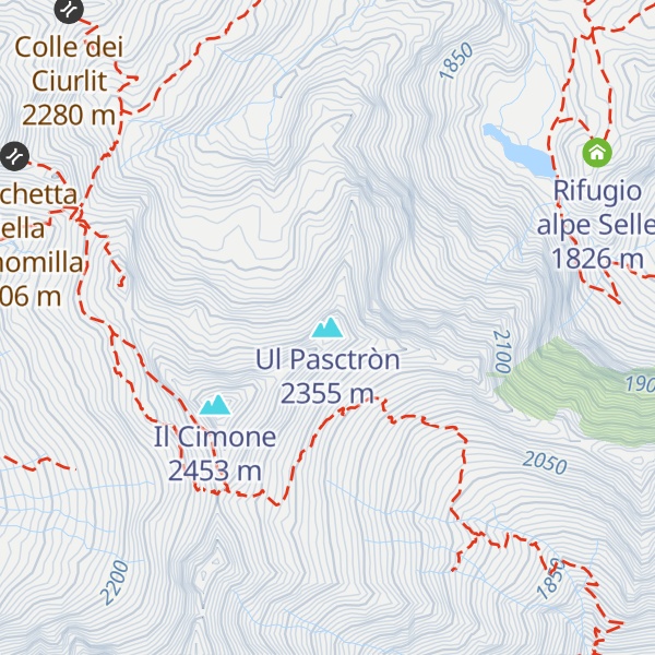 Map of Ul Pasctròn