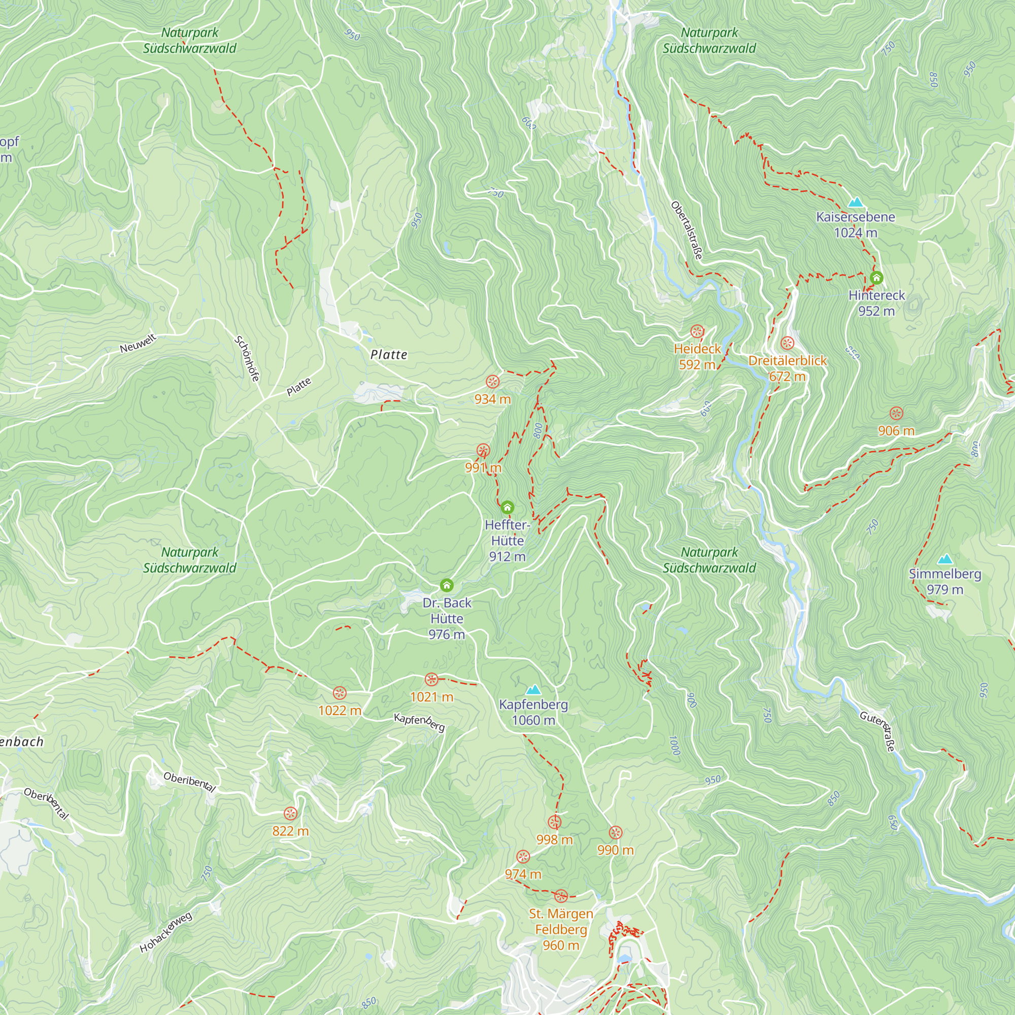 Heffter-Hütte map
