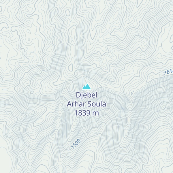 Map of Djebel Arhar Soula