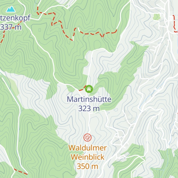 Map of Martinshütte