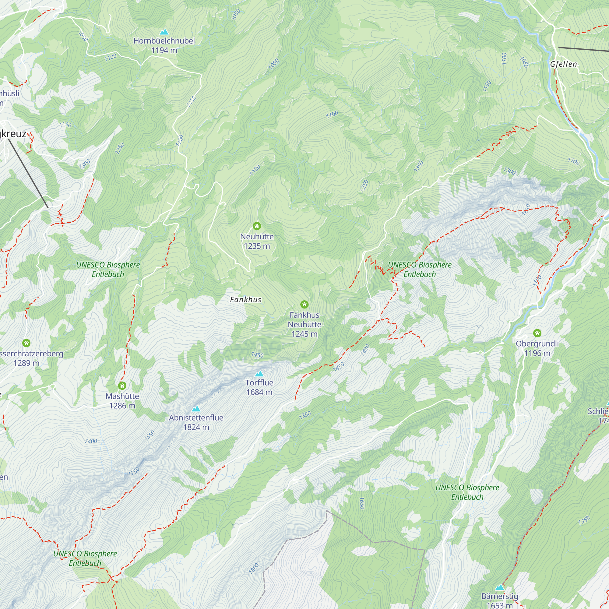 Fankhus Neuhütte map