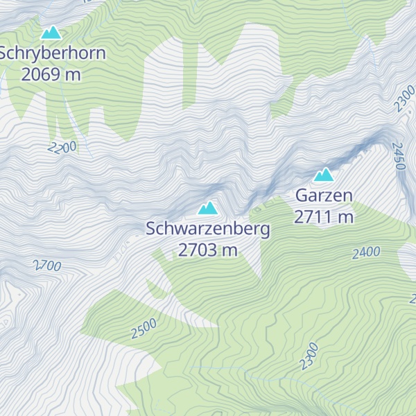 Map of Schwarzenberg