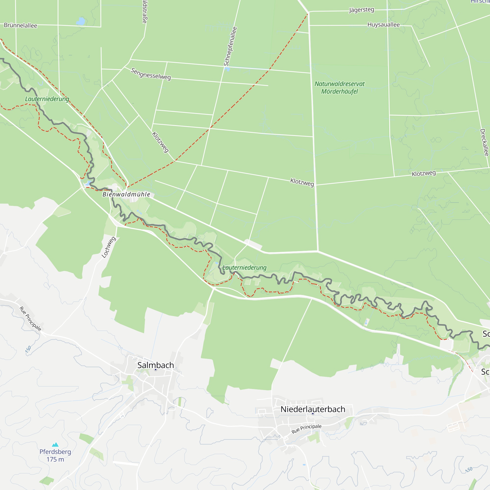 Schutzhütte am Forsthaus Salmbacher Passage map