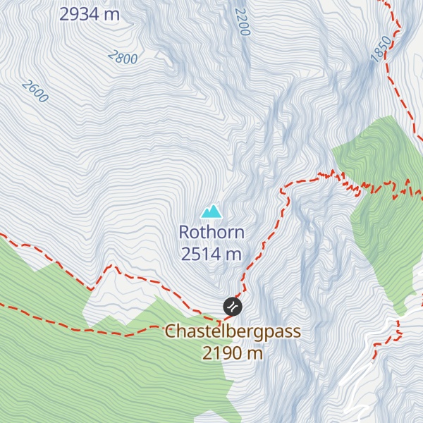 Map of Rothorn