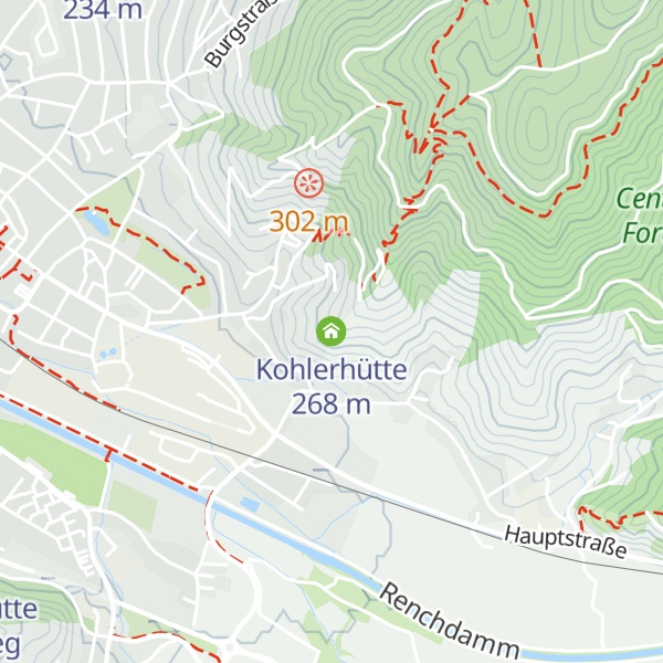 Map of Kohlerhütte