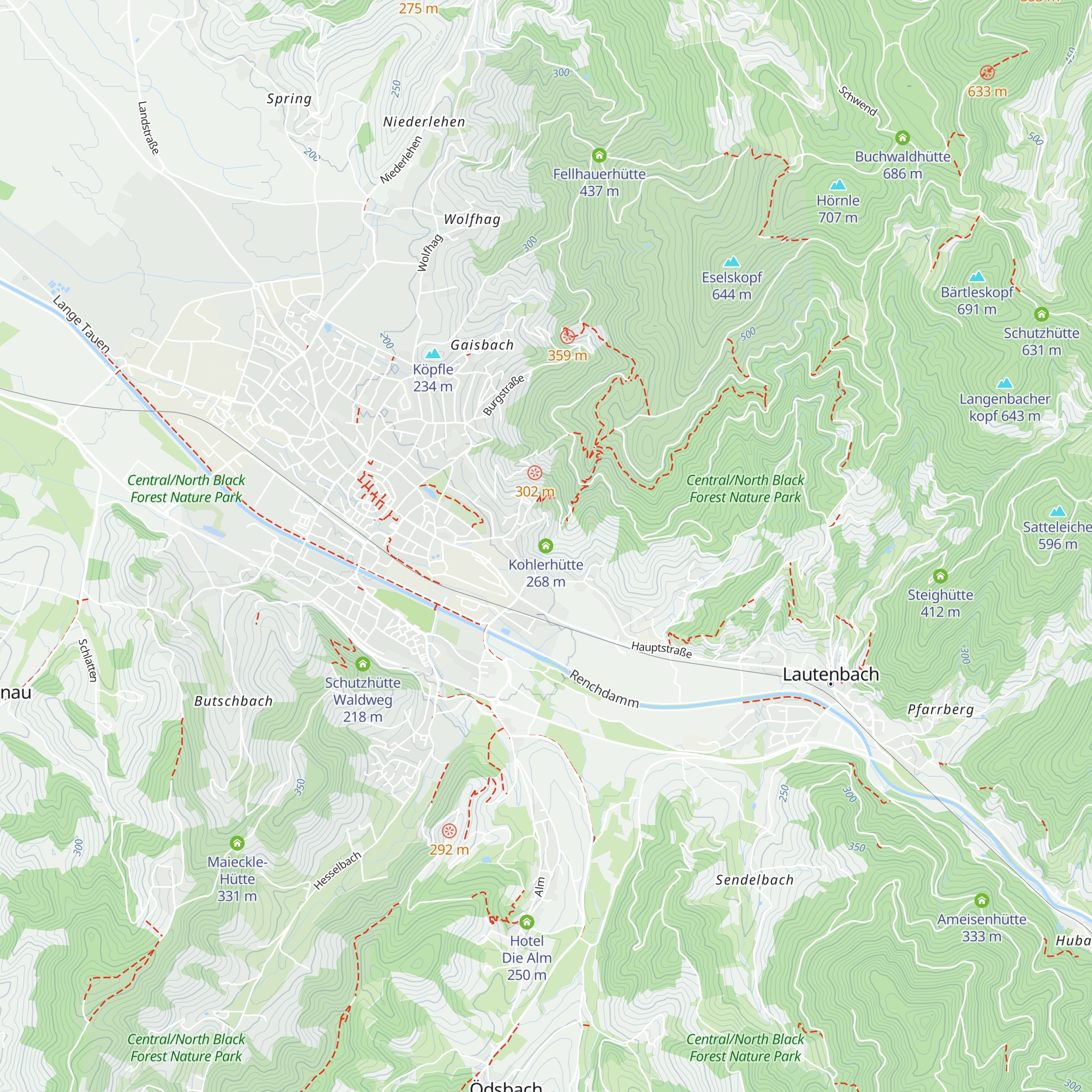 Kohlerhütte map