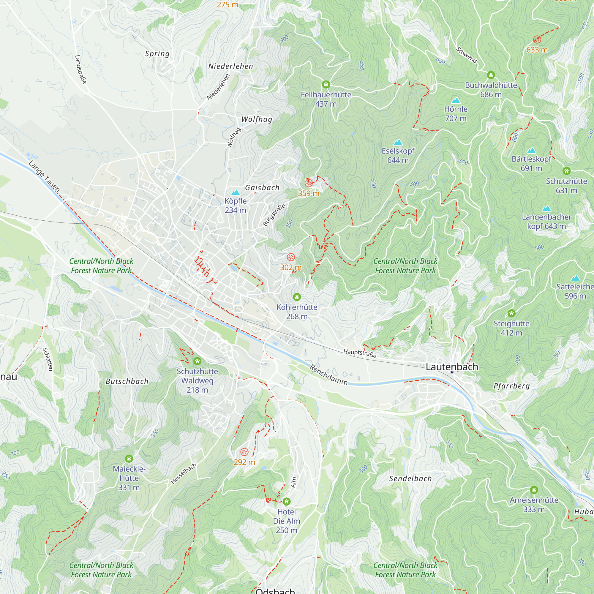 Kohlerhütte map
