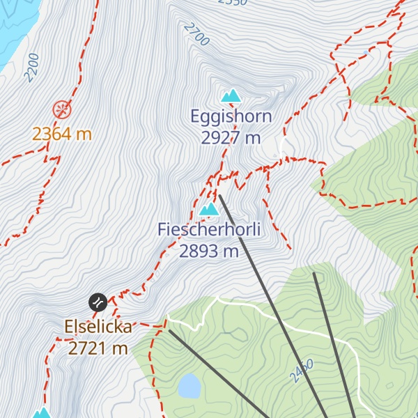 Map of Fiescherhorli