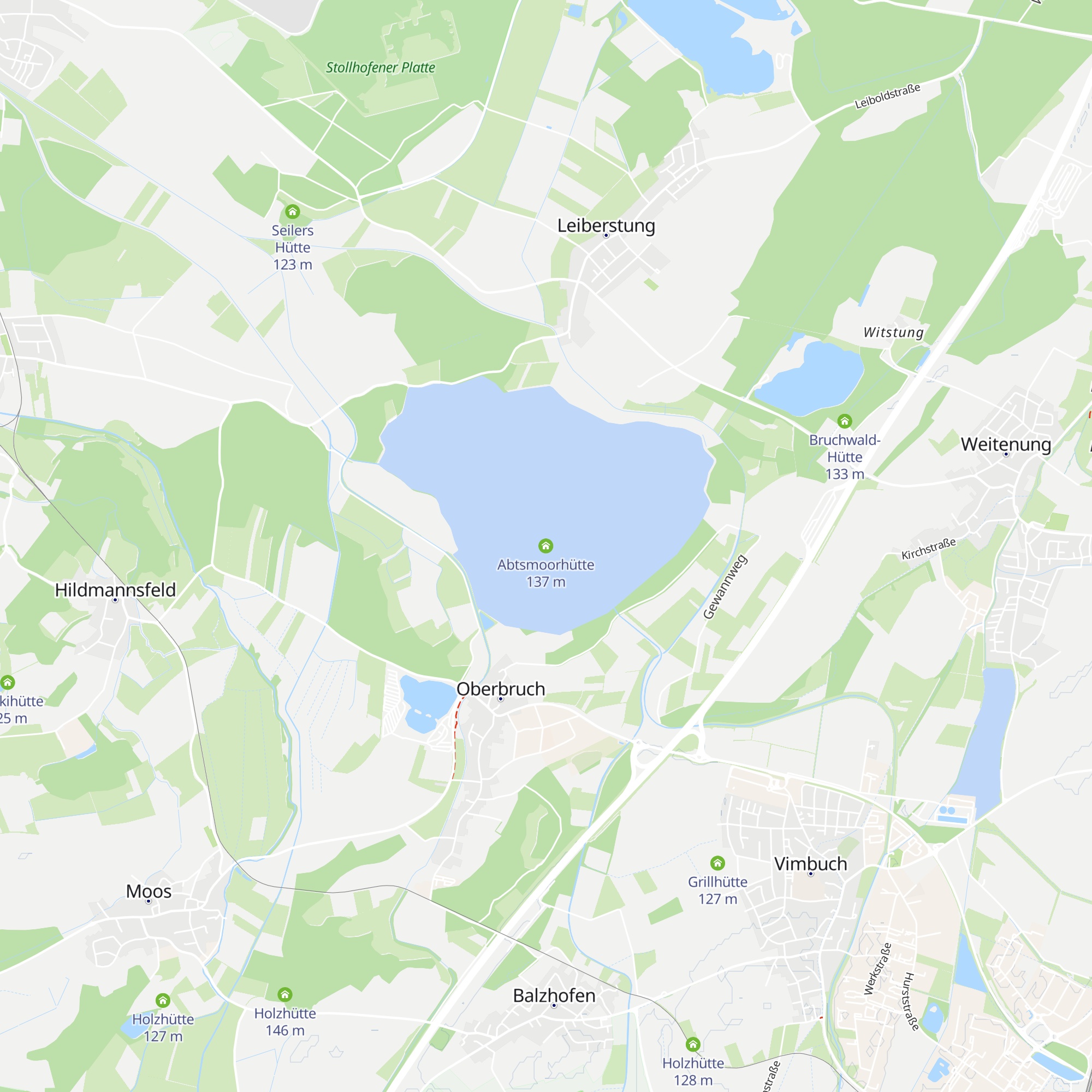 Abtsmoorhütte map