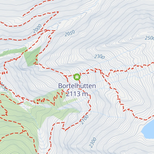 Map of Bortelhütten
