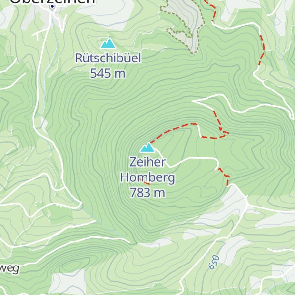 Map of Zeiher Homberg