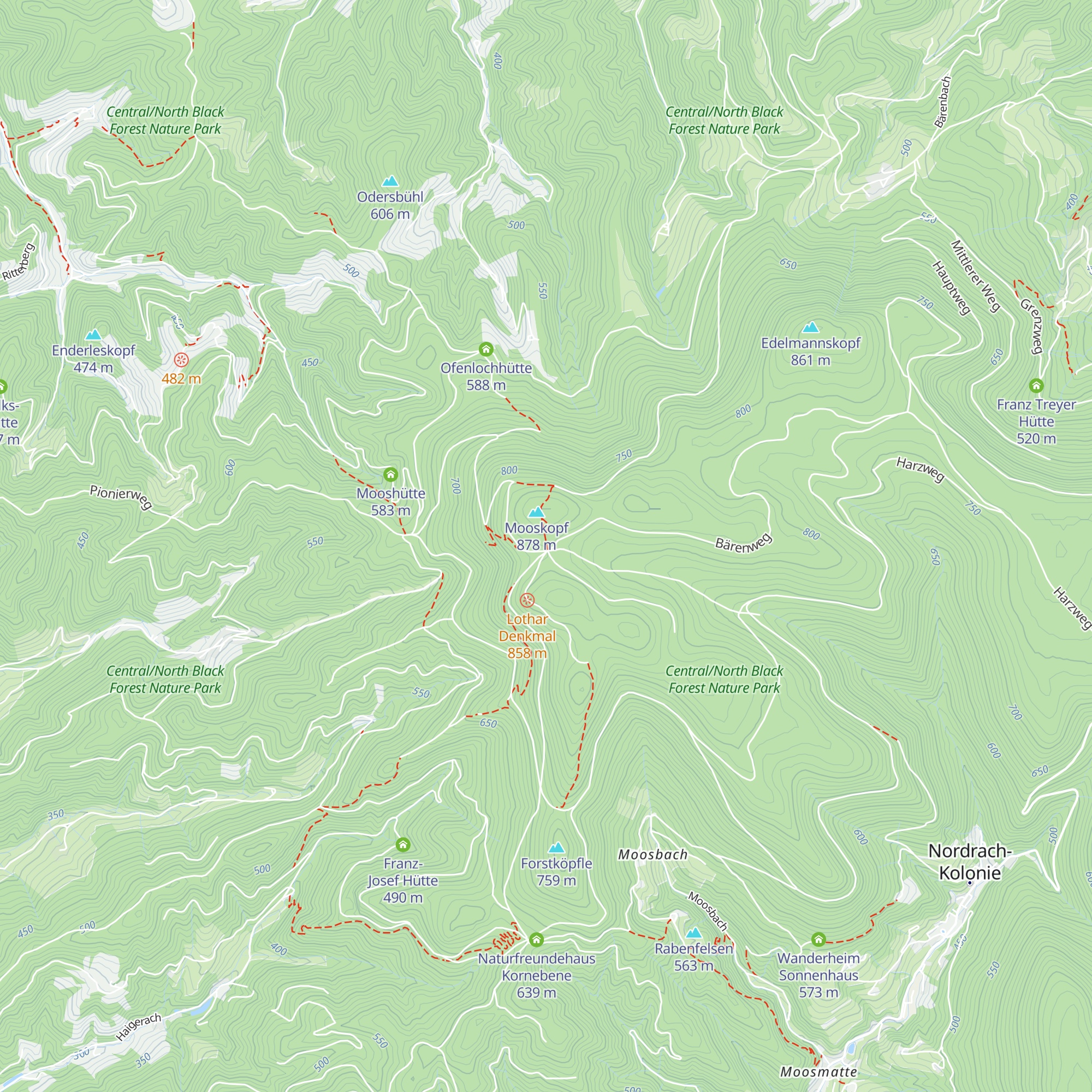 Geißschleifsattel-Hütte map