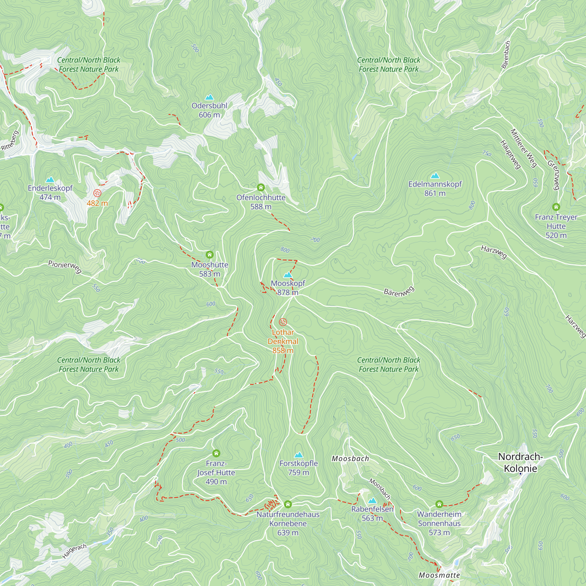 Geißschleifsattel-Hütte map