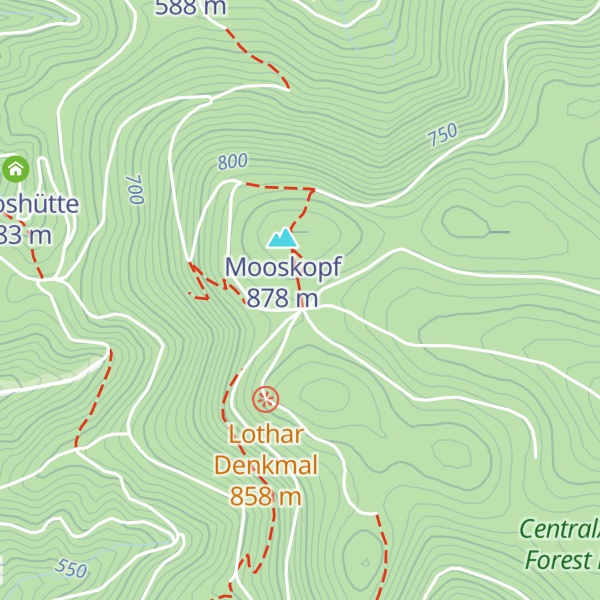 Map of Geißschleifsattel-Hütte