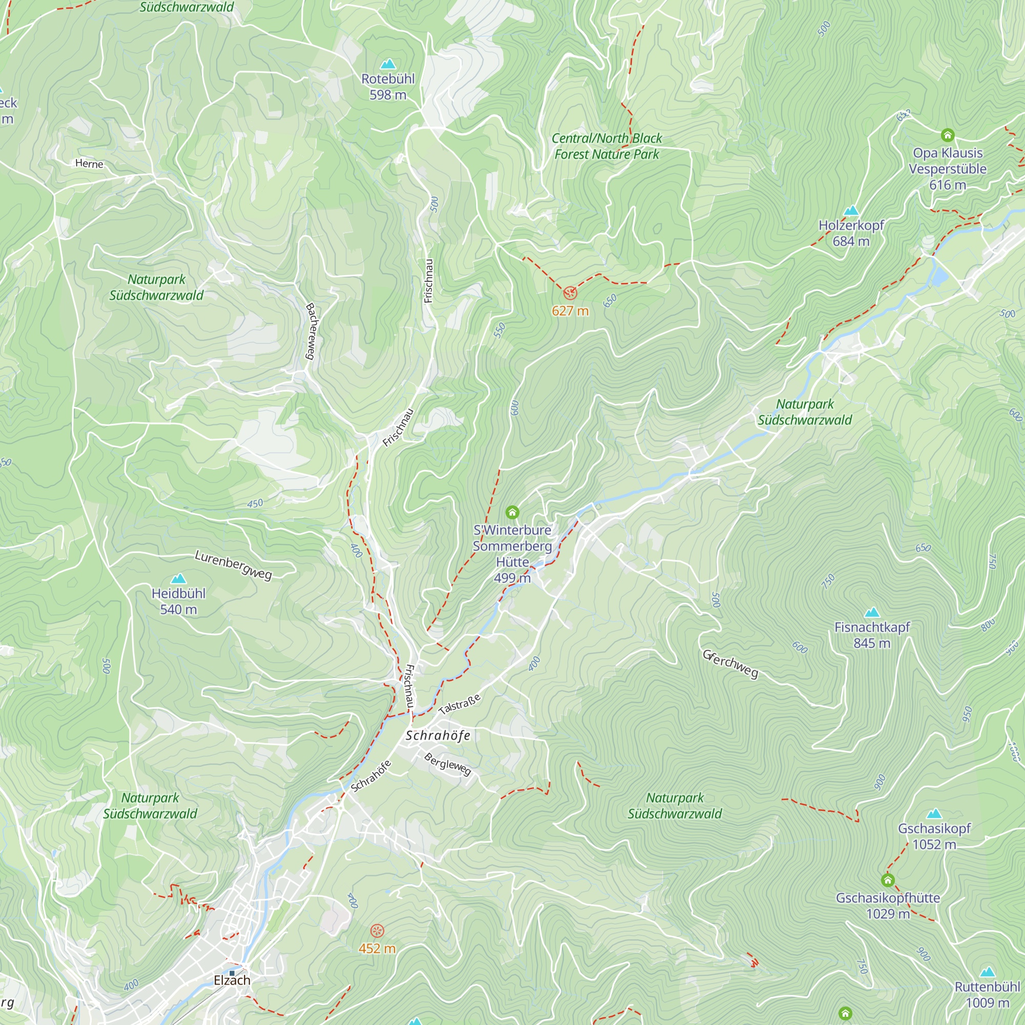 S'Winterbure Sommerberg Hütte map