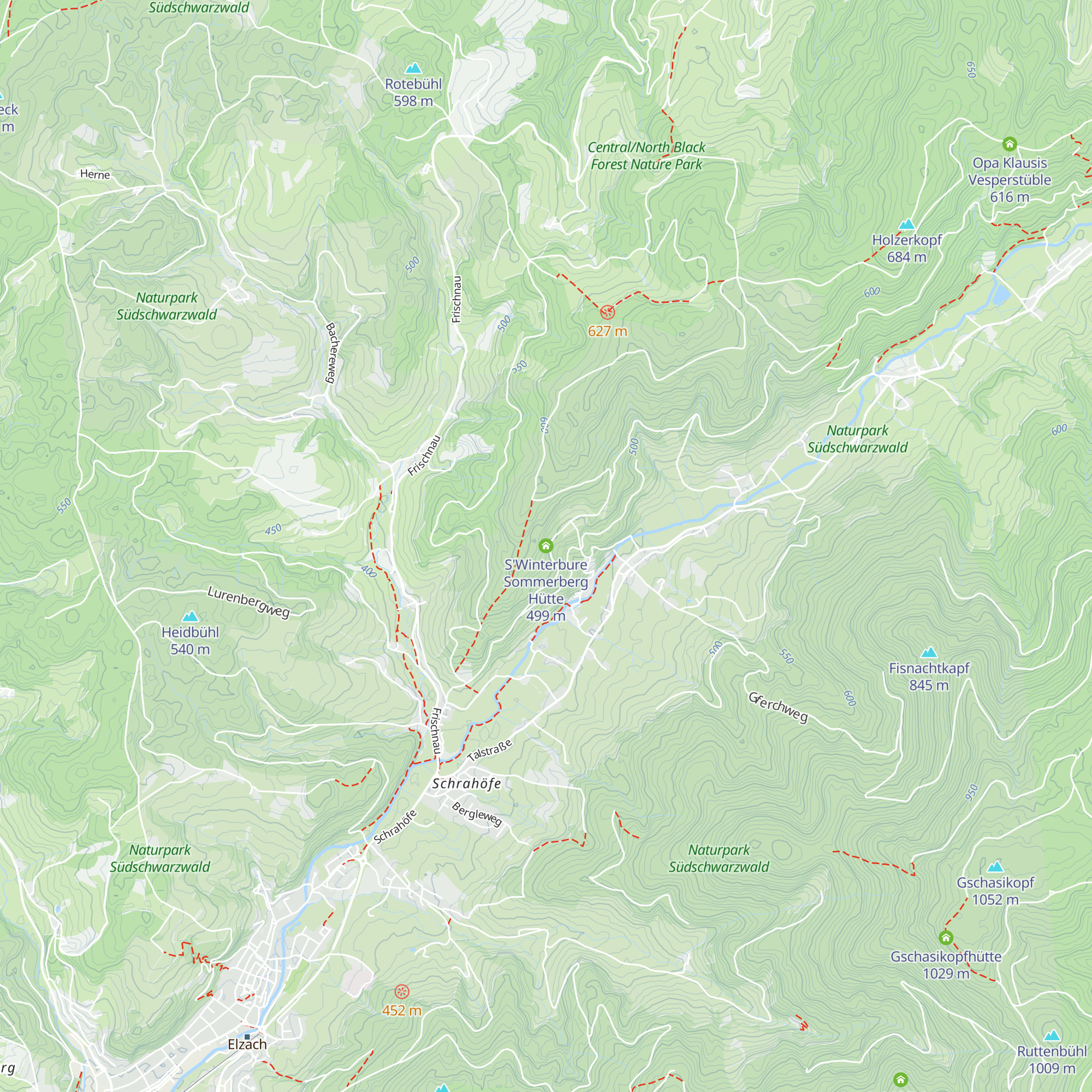 S'Winterbure Sommerberg Hütte map
