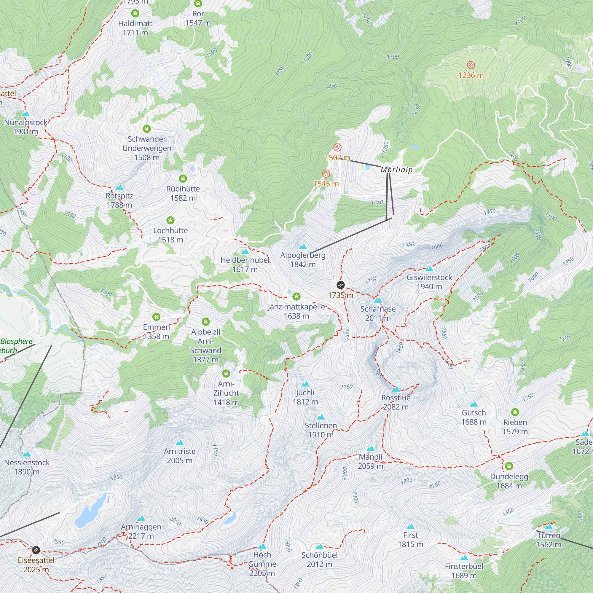 Jänzimattkapelle map