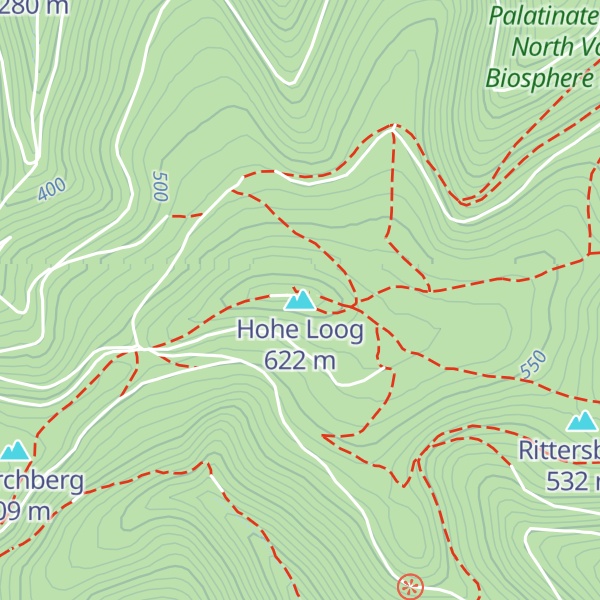 Map of Hohe Loog