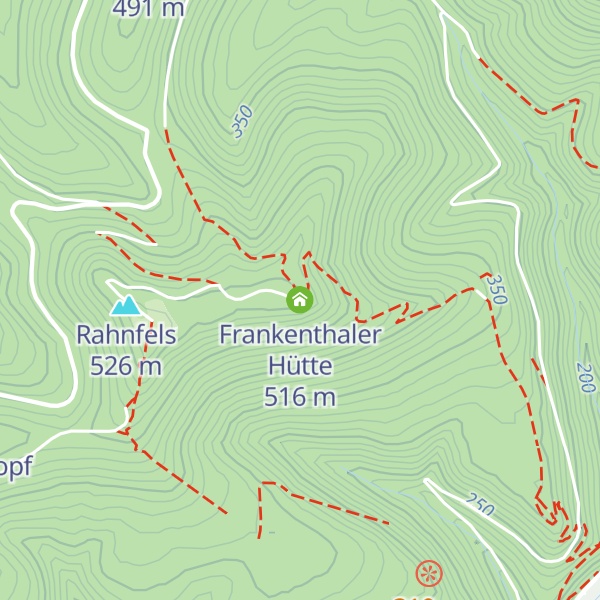 Map of Frankenthaler Hütte