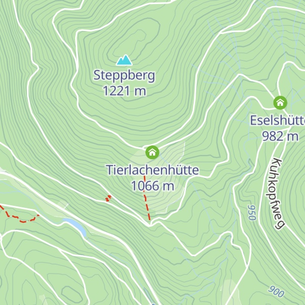 Map of Tierlachenhütte