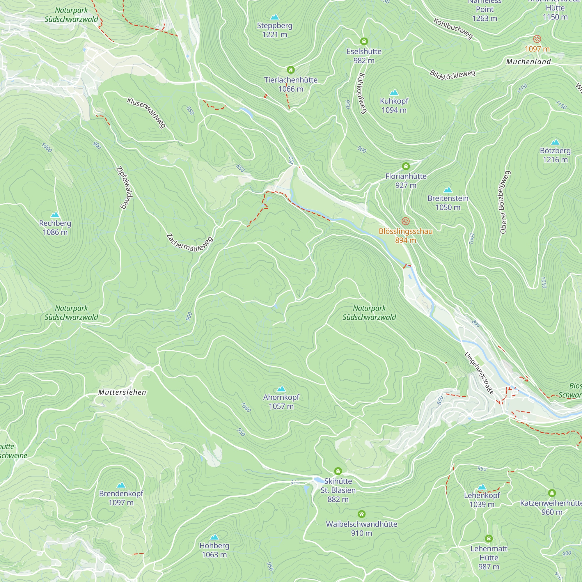 Klusenwittehütte map