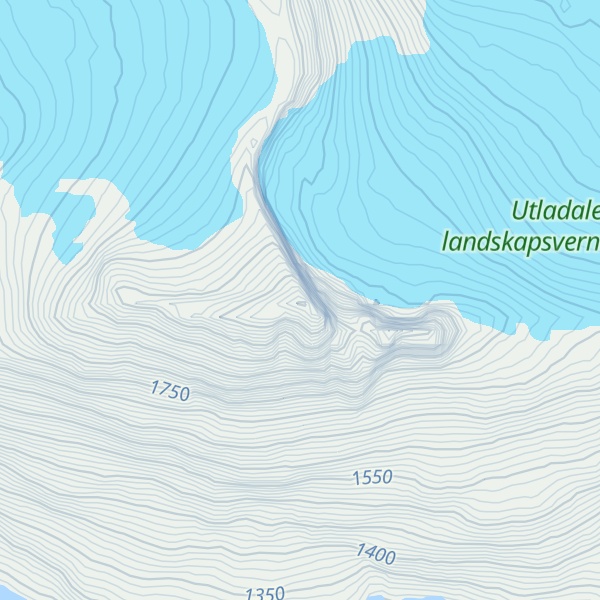 Map of Falketind