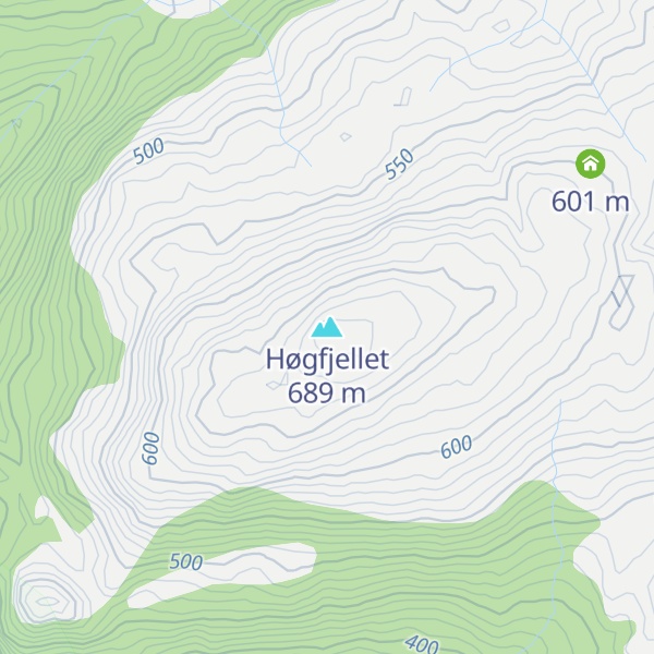 Map of Høgfjellet