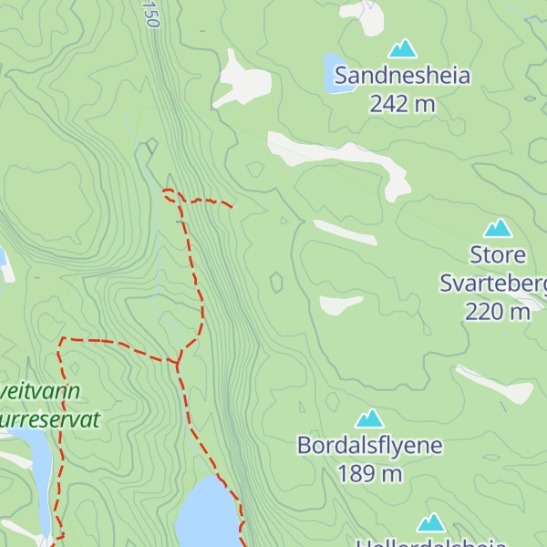 Map of Daleflyene