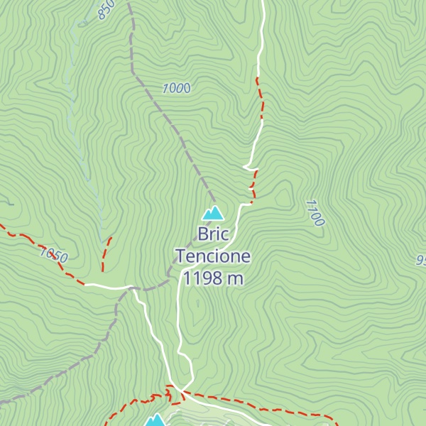 Map of Bric Tencione