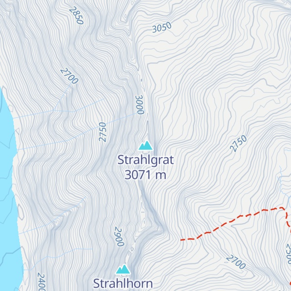 Map of Strahlgrat