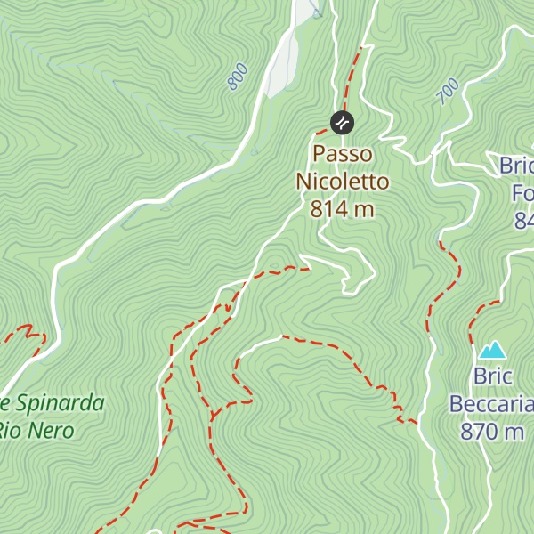 Map of Bric Beretta