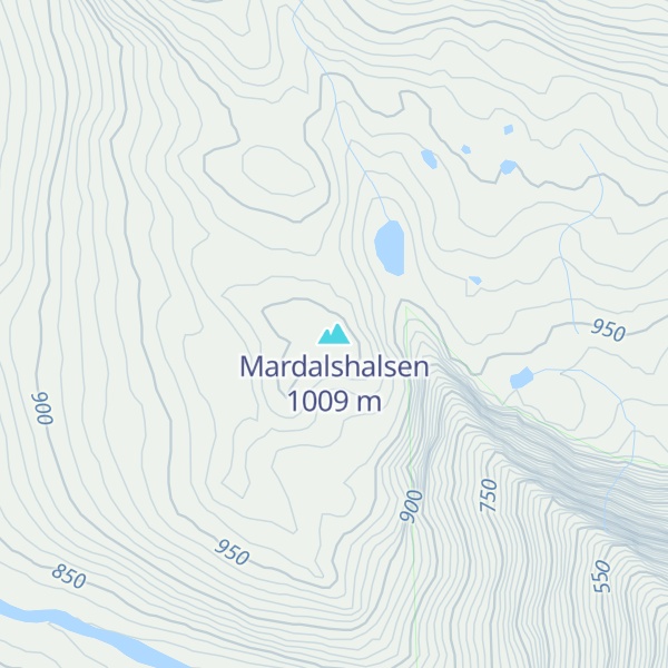 Map of Mardalshalsen