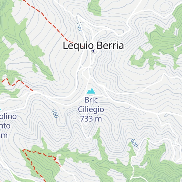 Map of Bric Ciliegio