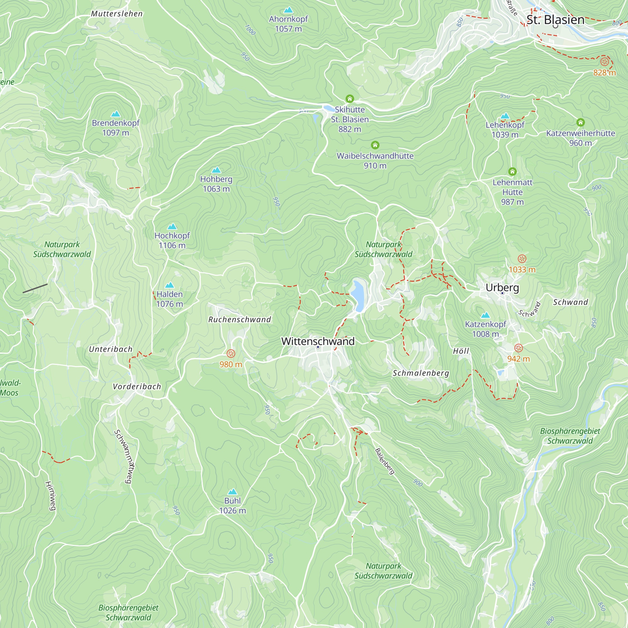 Kreuzfelsenhütte map